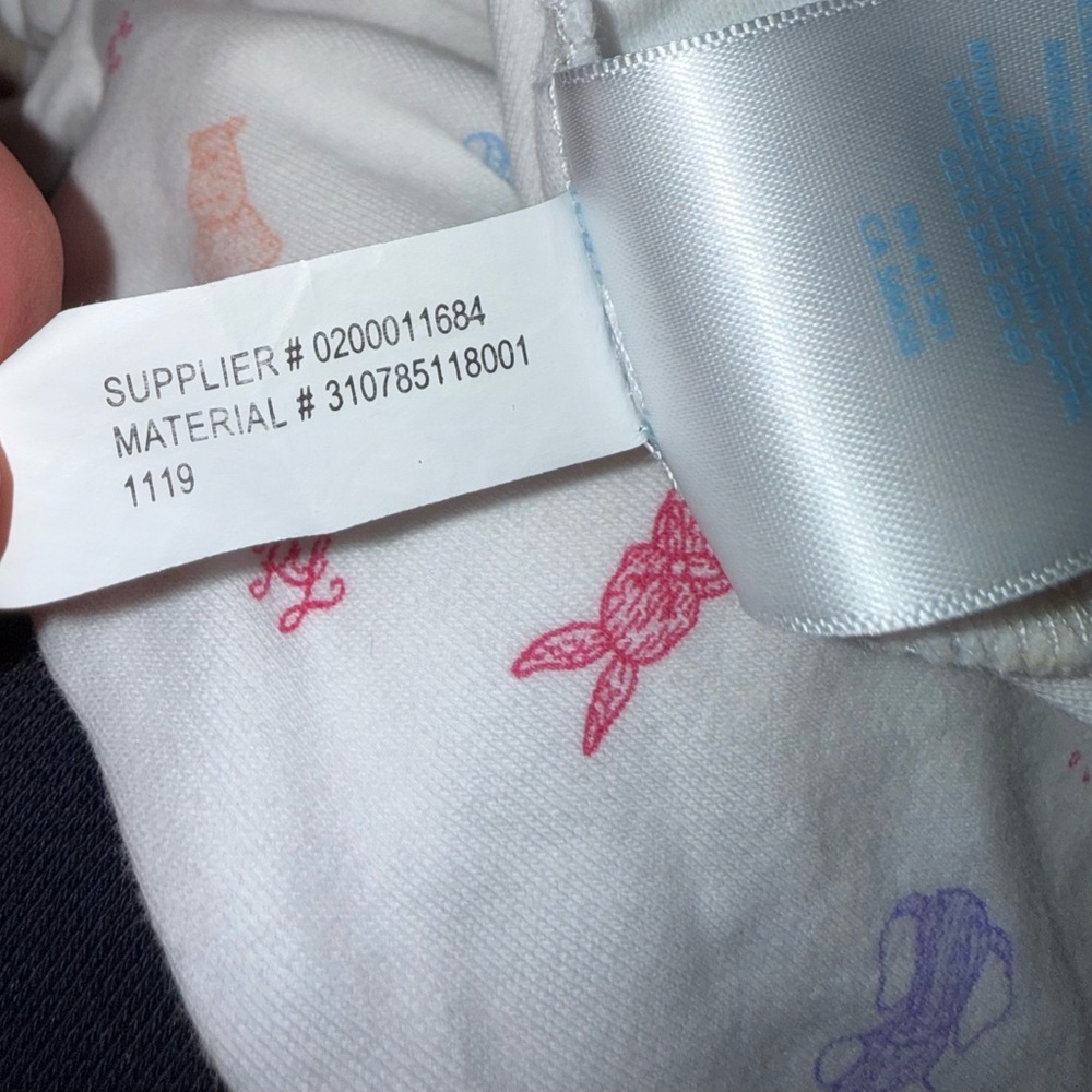 Pristine Ralph Lauren Polo Baby Girls Bear Bunnies Shortall Romper Size: 9M - Picture 7 of 7